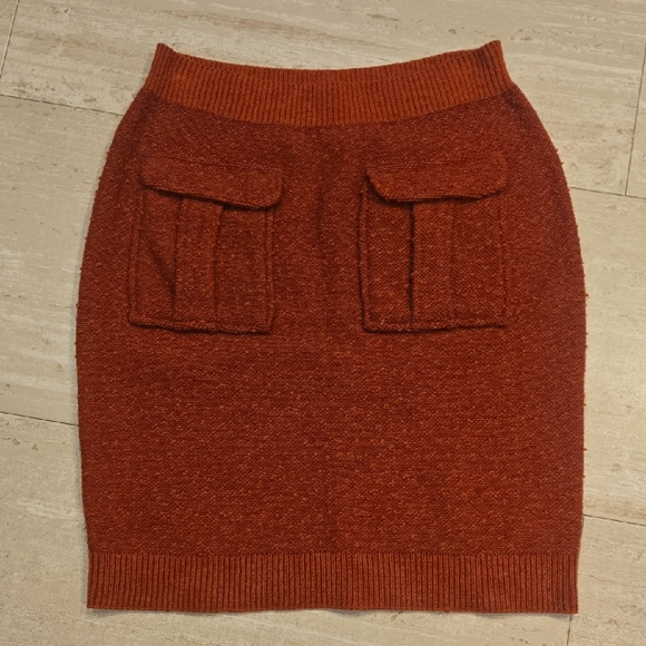 Moth Dresses & Skirts - MOTH Anthropologie Wool Blend Stretch Mini Sweater Skirt